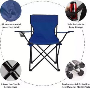 Chaise pliante compacte de plage, de camping et de loisirs - Product Image 3