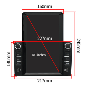 Màn hình cảm ứng thẳng đứng 10.1 inch, đầu DVD ô tô đa năng Android 10.0, tích hợp dẫn đường đa phương tiện 2 DIN - Product Image 3