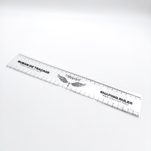 Tùy chỉnh thực hiện nhựa trong suốt Cai Trị in logo màu đen, định hình Cai Trị - Product Image 6