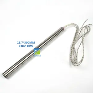 Laiyuan sıcak satış enjeksiyon kalıplama kartuş ısıtma tüpü 230v 1kw kalem ısıtıcı