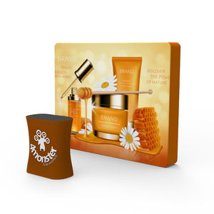 Vente chaude, stand d'exposition portable en <span class=keywords><strong>tissu</strong></span> tendu 3D personnalisé, cadre en aluminium 10x10, équipement pour salon professionnel - Product Image 4