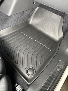 Fourniture directe d'usine Auto Accessoires carpete de carro da 3D TPE revêtements de sol de voiture tapis de coffre Tapis de botte Utilisation pour <span class=keywords><strong>Volkswagen</strong></span> ID4 - Product Image 3
