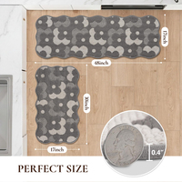 Tapis de cuisine antidérapants, lavables en machine, absorbants et résistants aux taches, pour cuisine et buanderie