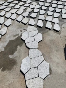 Dalle de pavé <span class=keywords><strong>en</strong></span> granit gris naturel pour chemins de jardin Tuile de trottoir antidérapante extérieure - Product Image 5