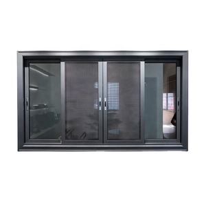 Ventanas de aluminio para puertas y ruedas de perfil Australia Sello de acristalamiento de aluminio Sellado Insonorizado Cerradura de cocina Ventana deslizante - Product Image 1