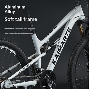 Vélo de montagne à suspension souple en alliage d'aluminium de 27,5 pouces, 30 vitesses, double suspension, double amortissement, frein à disque hydraulique - Product Image 3