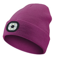 Cuffie Bluetooth LED Personalizzate con Ricarica USB, Berretto Invernale per Sport all'Aperto e Corsa Notturna, Produttore di Cappelli Personalizzati