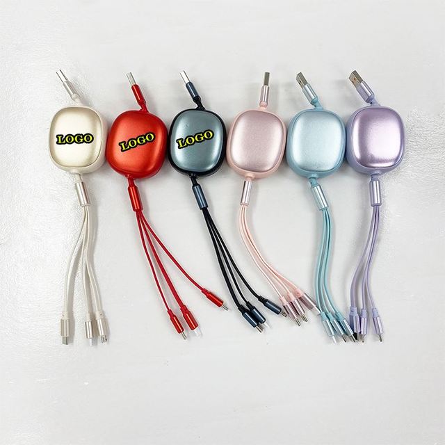 Custom Logo Multifunctional Data Cable Set Usb C Charging Cable