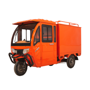Tricycle électrique fermé à panneaux en acier FGQ Factory, économique, 3 roues, capacité de charge de 400 kg, vitesse maximale de 35 km/h, livraison logistique urbaine - Product Image 4
