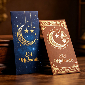 Sobre de Regalo Personalizado para Celebración del Eid, Sobre para Dinero, Diseño Sampul Raya - Product Image 5