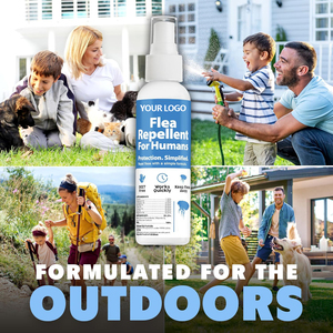 Spray <span class=keywords><strong>anti</strong></span>-puces et <span class=keywords><strong>anti</strong></span>-tiques naturel à étiquette privée, respectueux <span class=keywords><strong>de</strong></span> l'environnement, à base d'huiles essentielles végétales, répulsif sûr pour les enfants et les animaux domestiques - Product Image 4