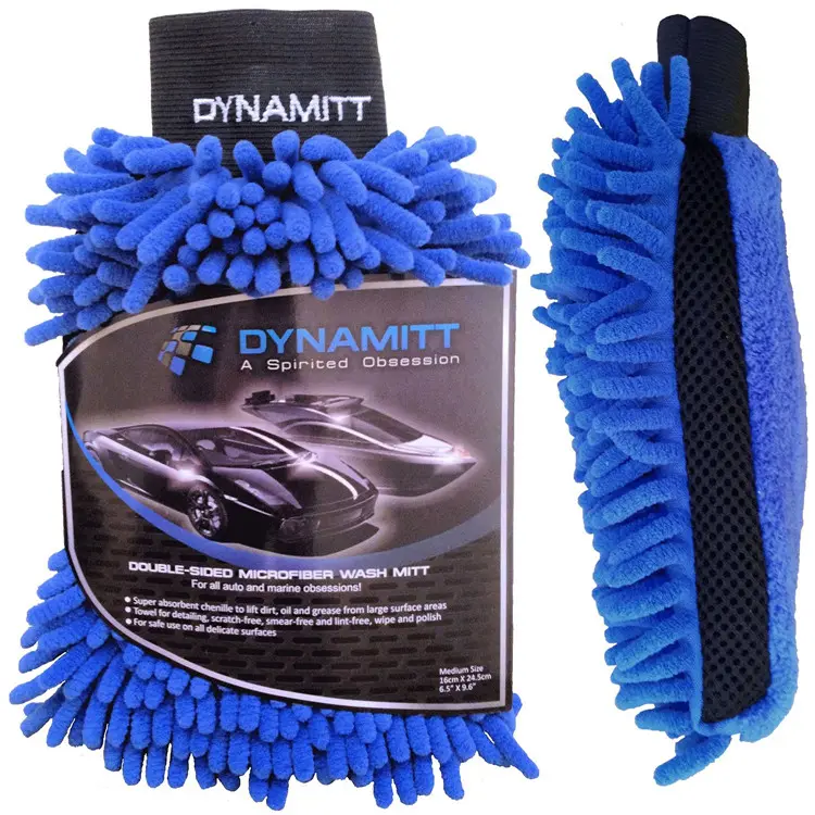 Gant de lavage de voiture imperméable en microfibre de haute qualité, gants Chenille