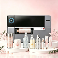 Mesin Cetak UV Silinder Rotari Satu Lintasan untuk Cetak Digital Inkjet pada Tumbler, Mug, Gelas, dan Botol Kosmetik