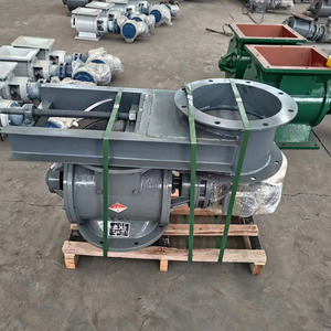 Vanne rotative de pipeline DN200 en acier inoxydable pour décharge de poudre et granulés, raccord à bride, vanne d'arrêt à température normale - Product Image 4