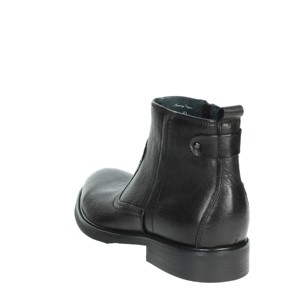 Mezza stivale da donna traspirante marrone AV233 stivale alto alla caviglia con lacci da neve tacco 5cm per la stagione autunno inverno - Product Image 2