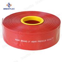 Tuyau plat flexible en PVC haute pression, léger et durable, diamètre 3/4''-12'', longueur 50m/100m