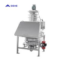Station d'alimentation haute performance Détergent/Lavage/Poudre de gypse Décharger les sacs Station de vidage avec sac d'alimentation Vibro Sifter