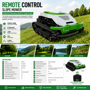 Cortadora de césped robótica a gasolina para todo terreno, miniexcavadora RC, cortadora de maleza para granjas, huertos y paisajismo, con envío gratuito. - Product Image 2