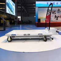 Chariot élévateur hydraulique à quatre roues à profil bas pour zones d'accès étroites et faible dégagement avec support de personnalisation OEM