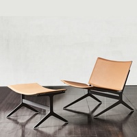 Fera D Home Casa post-moderne italien dernier design chaise de salon en acier inoxydable