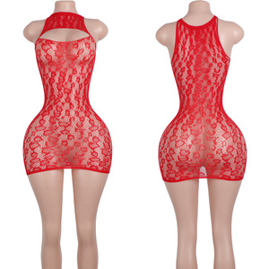 <span class=keywords><strong>Vestido</strong></span> de Red Transparente con Aberturas, Atuendo para Fiesta Rave, Ropa de Baile Exótica para <span class=keywords><strong>Mujer</strong></span>, Cintura Alta, Sexy, <span class=keywords><strong>Vestido</strong></span> <span class=keywords><strong>Flamenco</strong></span> Elástico de Red - Product Image 1