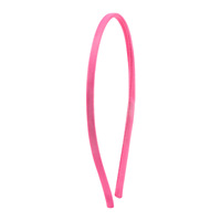 Bandeaux en Satin fin bandeaux en métal lisse 5mm artisanat bricolage bandeau coloré Satin couvert bandeaux unis pour filles et femmes