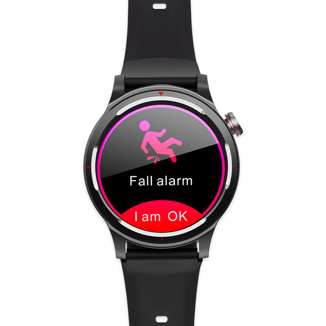 Unisex Smart Watch IP67 Waterproof Silicone Band Blood Oxygen Heart Rate Body Temperature GPS Navigation Remote Control SIM Card