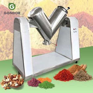 เครื่องผสมแบบแมนนวลรูปตัววีขนาดเล็ก รุ่นใหม่ Vh 20l สำหรับผสมสบู่ ผงเคมี ผงละเอียดพิเศษ โกโก้ และนม - Product Image 1