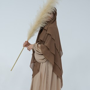 Loriya New Womens Dresses Hồi Giáo Quần Áo Abaya <span class=keywords><strong>Khimar</strong></span> Khăn Lớn Voan Dài Jilbab <span class=keywords><strong>Khimar</strong></span> Hijab Hồi Giáo Lớp Đầy Đủ Bìa - Product Image 1