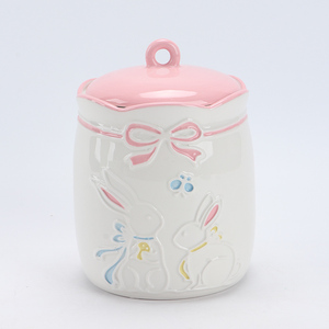 Taza de Cerámica Blanca <span class=keywords><strong>con</strong></span> Letras en Relieve y Decoración de Lazo <span class=keywords><strong>con</strong></span> Borde Azul para una Dulce Mesa de Pascua - Product Image 6