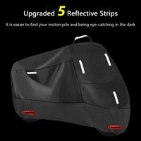 Tente de moto imperméable pleine grandeur LDQ et housses de siège avec housses de pneus pour motos tout-terrain/double usage