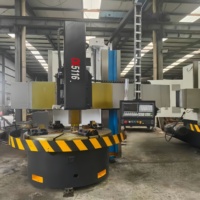 Tour vertical CNC CK5116 GSK à colonne unique, 3 axes, haute précision, 30 kW, diamètre de tournage max. 1600 mm, robuste