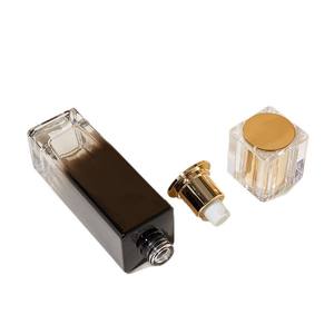 ขวดแก้วแบบปั๊มเซรั่มทรงสี่เห<span class=keywords><strong>ล</strong></span>ี่ยมขนาด100มล. 120มล. พร้อมฝาปิดสีทองสุดหรูขวดครีมสำหรับ<span class=keywords><strong>กลางคืน</strong></span>50ก. 30ก. - Product Image 4