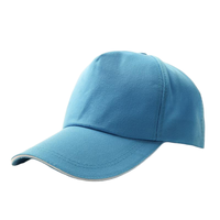 2026 OEM XNKY Eenvoudige Lichtblauwe Dames 5-Panel Geborduurde Heren Hoge Kwaliteit Snapback Trucker Pet met Aangepast Logo Baseball Petten