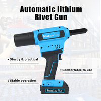 Rivet Pistolet Outil À Main Électrique Rivetage Riveteuse Outils Boulonné Connexion Perceuse Sans Fil Batterie 18v Écrou