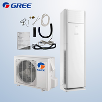 Climatiseur sur pied Gree DC Inverter 48000 BTU, refroidissement et chauffage, R32, 220V 50Hz, pour magasins, aéroports, hôpitaux, Afrique