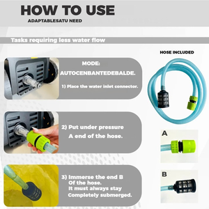 개인 맞춤형 자동 휴대용 세차기 220V 고압 워터 펌프 주차장 또는 차고에서 간편한 차량 세척용 - Product Image 4