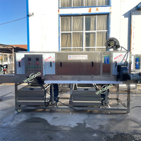 Machine à laver les barquettes à œufs commerciales avec système de pulvérisation d'eau haute pression