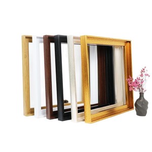 Marco en Forma de L de Resina de 3.5cm de Grosor, Estilo Moderno y Minimalista, con Montaje Gratuito, Impermeable, Marco Interior/Exterior Doble <span class=keywords><strong>para</strong></span> Pintura al Óleo - Product Image 1