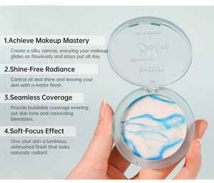 <span class=keywords><strong>Poudre</strong></span> pressée longue durée, contrôle du sébum, sans talc, maquillage du visage, flou, matifiant, <span class=keywords><strong>poudre</strong></span> fixante en gelée - Product Image 4