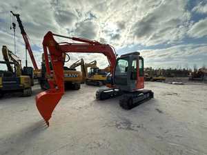 Excavatrice sur chenilles Hitachi ZX75US d'occasion, faible nombre d'heures de travail, bon état, moteur japonais de 7 tonnes, vente chaude, prix bas à Shanghai - Product Image 6