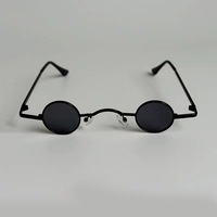 Promotion mode nuances conduite lunettes Ultra métal cadre Hip Hop lunettes de soleil petites rondes Rock Punk lunettes de soleil
