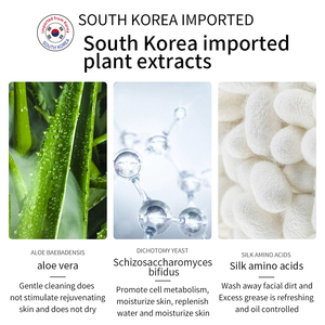 Limpiador <span class=keywords><strong>Facial</strong></span> Refrescante con Aminoácidos de Seda y Aloe Vera <span class=keywords><strong>para</strong></span> Hombre, Marca Privada BIOAQUA, OEM ODM - Product Image 5