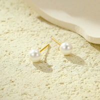 Boucles d'oreilles en forme de fleur avec diamant Boucles d'oreilles en plaqué or 18 carats Accessoire de mode perforé