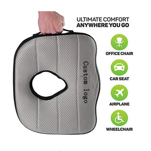 Coussin de siège de luxe en forme de beignet, en mousse à mémoire de forme, pour hémorroïdes, prostate, <span class=keywords><strong>grossesse</strong></span>, escarres - Product Image 2