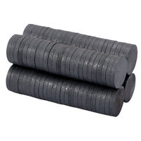 Vente chaude de haute qualité Y35 fort noir aimant industriel personnalisé rond aimant permanent service de traitement de coupe Ferrite