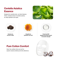 OEM ODM Vente en gros de gel apaisant à la centella et à l'allantoïne, masque facial coréen pour le visage et le corps, tous types de peau