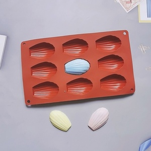 แม่พิมพ์ซิลิโคนรูปเปลือกหอย 9 ช่อง ยี่ห้อ TangChu สำหรับทำช็อกโกแลต พุดดิ้ง ของหวาน ขนมอบ และตกแต่งเค้ก - Product Image 3