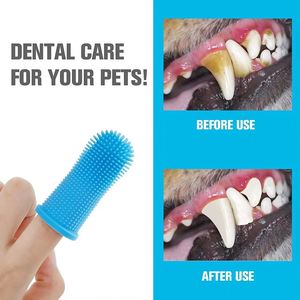 Fast Delivery 360 Silicone Cleaning Toothbrush for Dog Cat Soft Pet Tooth Brush for <b>Small</b> & Large Pets - Product Image 3