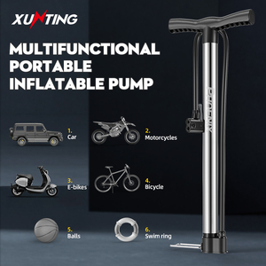 Phoenix – <span class=keywords><strong>pompe</strong></span> de vélo à main en acier inoxydable, Mini <span class=keywords><strong>pompe</strong></span> à vélo Portable <span class=keywords><strong>pour</strong></span> voiture et vélo - Product Image 5